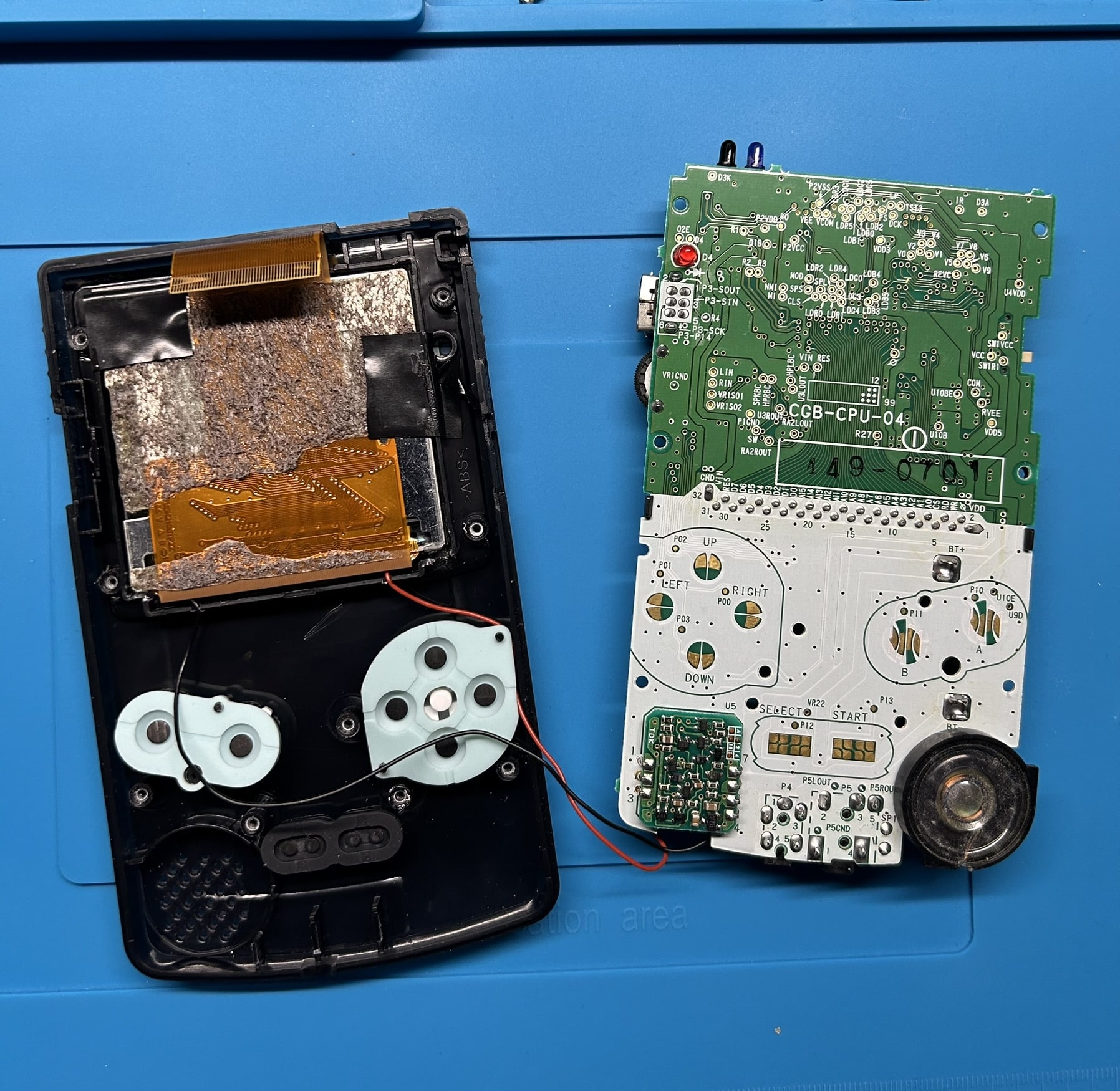 failed GBC mod apart