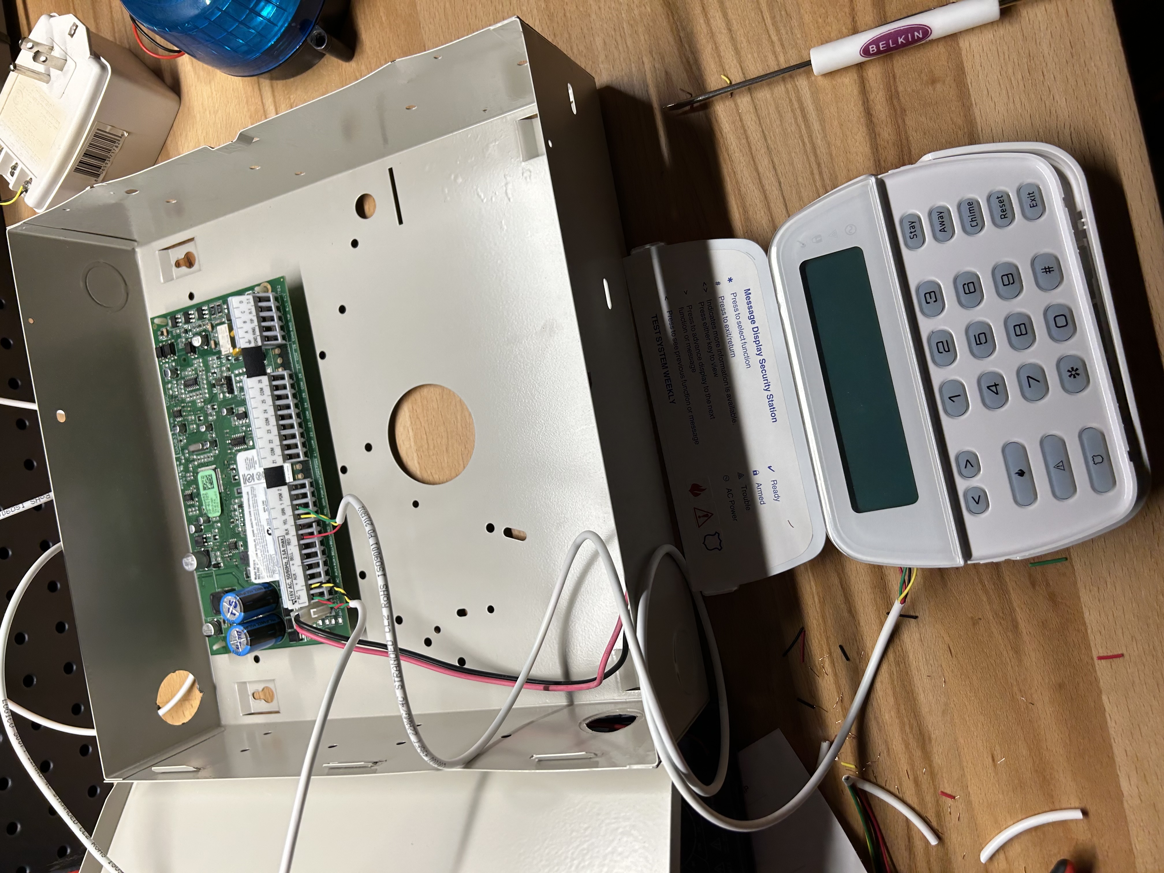 testing the system