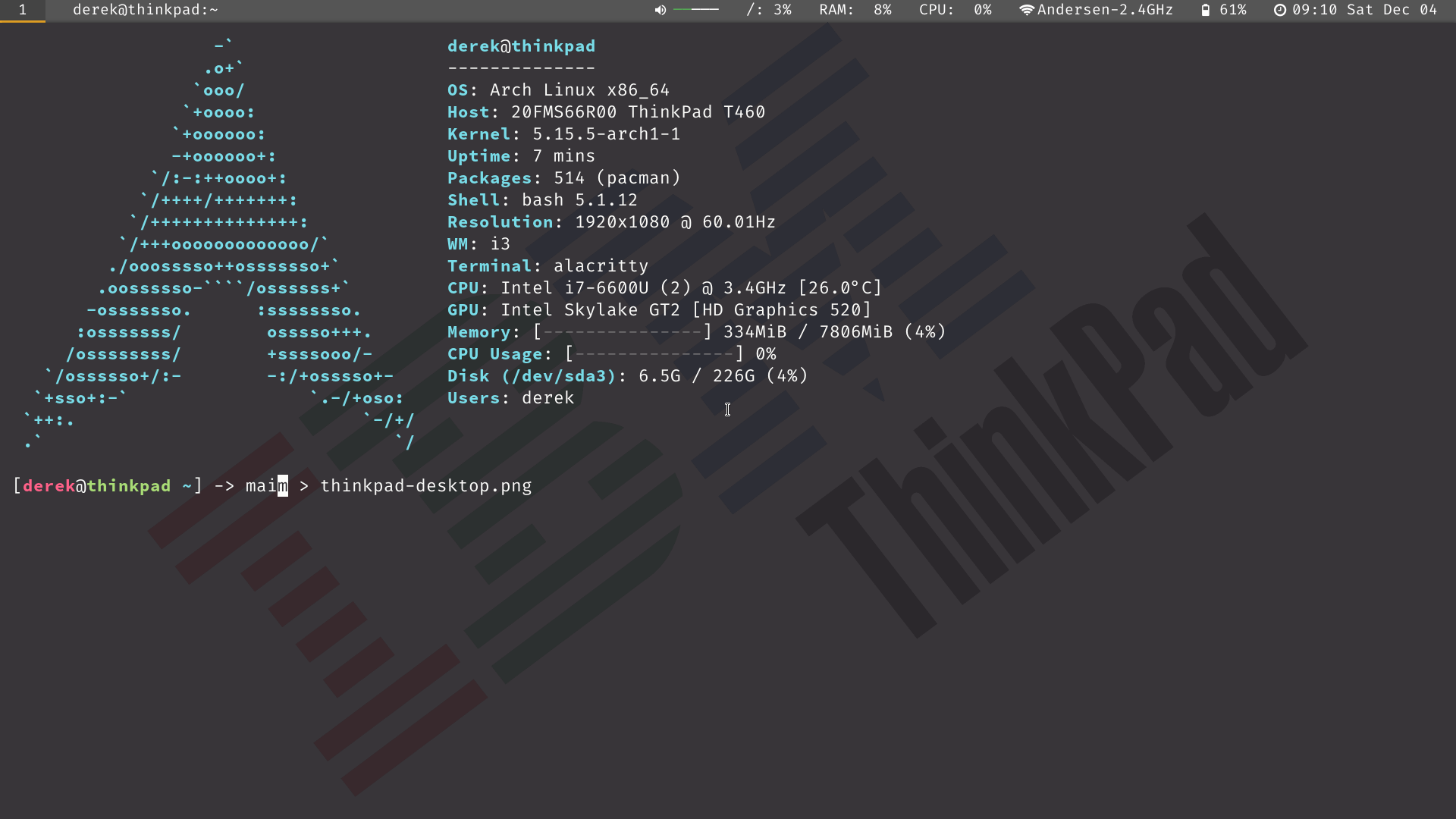 My Arch desktop